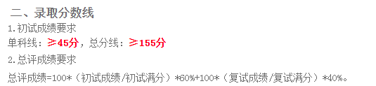 湖北大学2021年博士研究生招生考试复试分数线要求