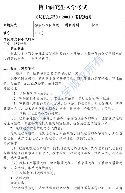 重庆邮电大学2022年博士研究生招生考试大纲