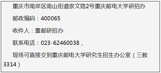 重庆邮电大学2022年第一批硕博连读拟录取博士研究生名单公示及相关通知