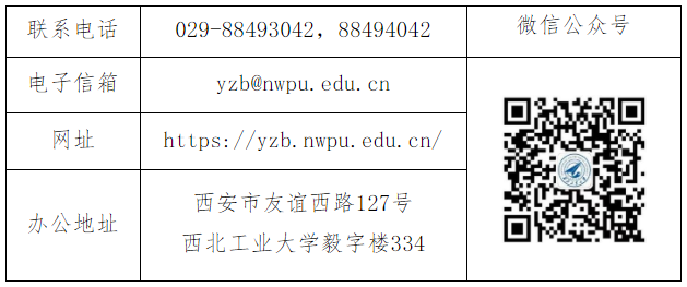 西北工业大学2023年博士研究生招生简章